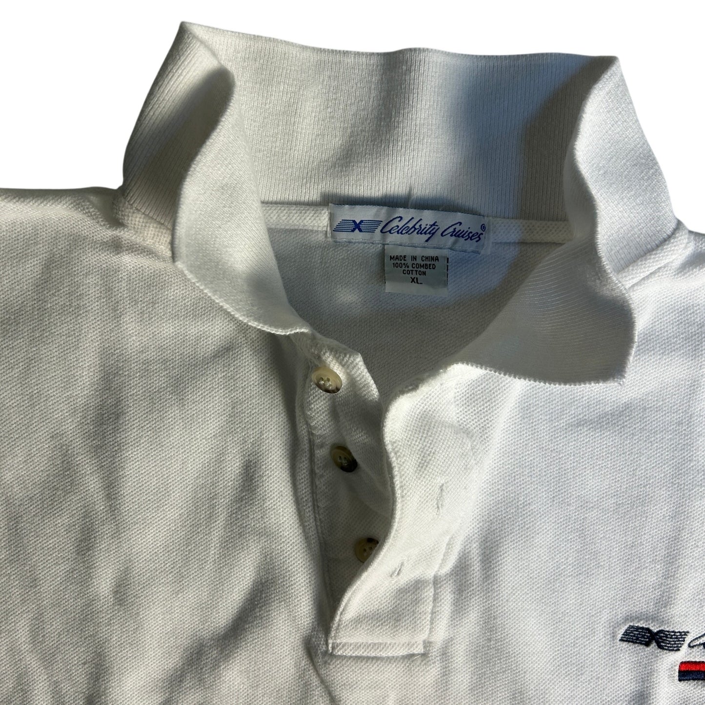 Celebrity Cruises Polo Mens Size XL White