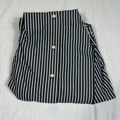 NWT Daniel Cremieux Classics Tailored Fit XL Dress Shirt Eclipse Navy Stripe