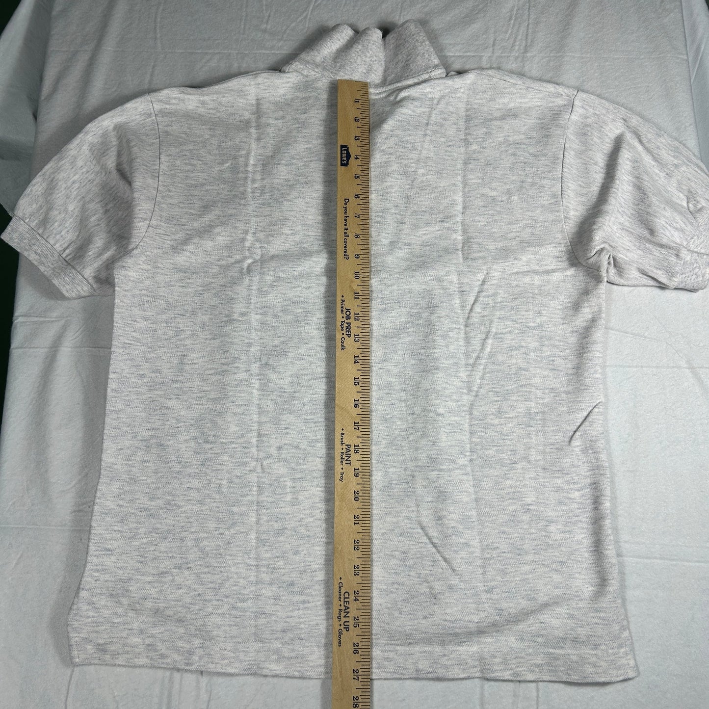 Vintage Pancho Cozumel Embroidered Polo Shirt - Men's Large - Heather Gray - Made in Mexico