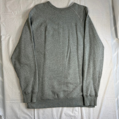Disney Parks Authentic Original Mickey Mouse Raglan Sweatshirt, Gray, Size Large