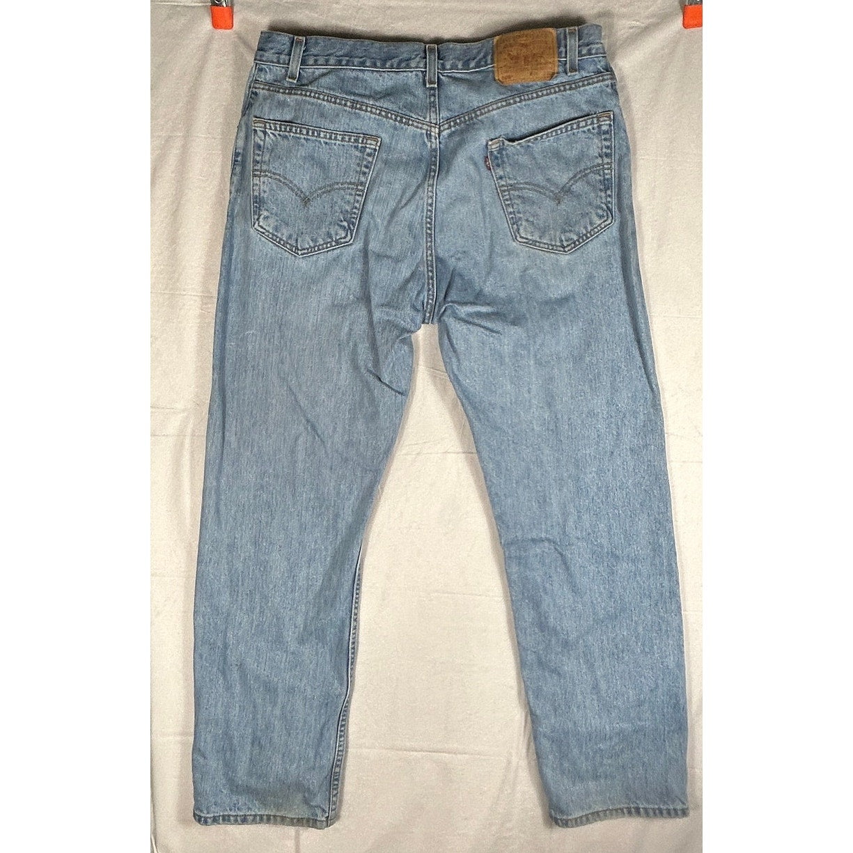 Levi's 505 Regular Fit Men's Jeans - 36x30 - Authentic Worn Vintage Wash Denim