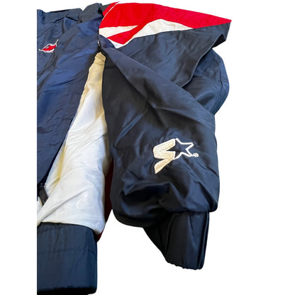 STARTER Vintage 1990s Cleveland Indians Full-Zip Windbreaker Jacket, XL Size